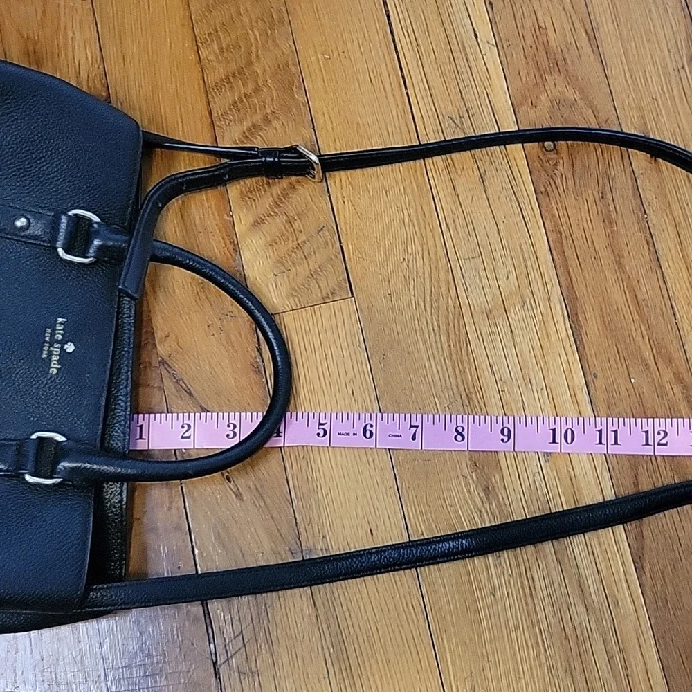 Kate Spade Black Larchmont Avenue Evangelie Satchel